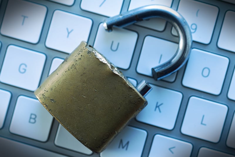broken lock on keyboard