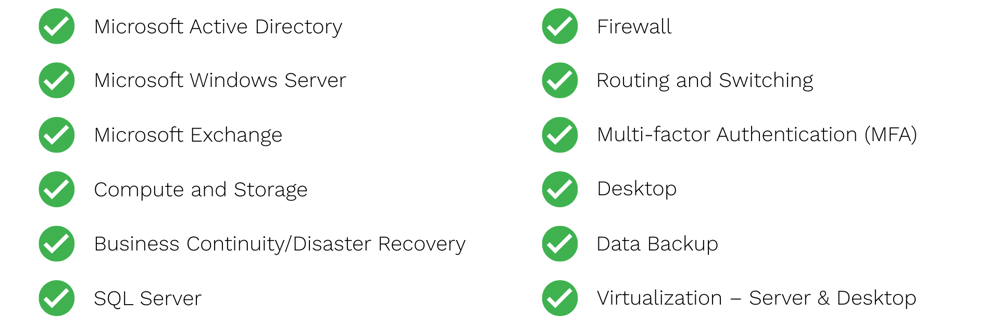 Professional services legacy infrastructure